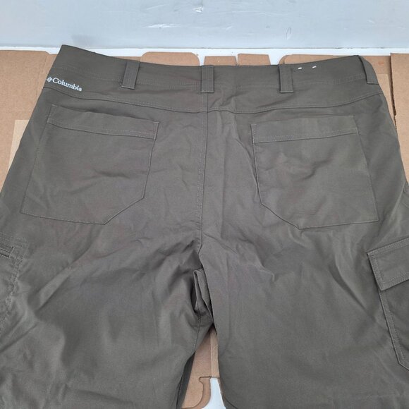 Columbia Pants Men 40x30 Hiking Convertible Zip Off Ripstop Brown NWOT - Picture 4 of 13